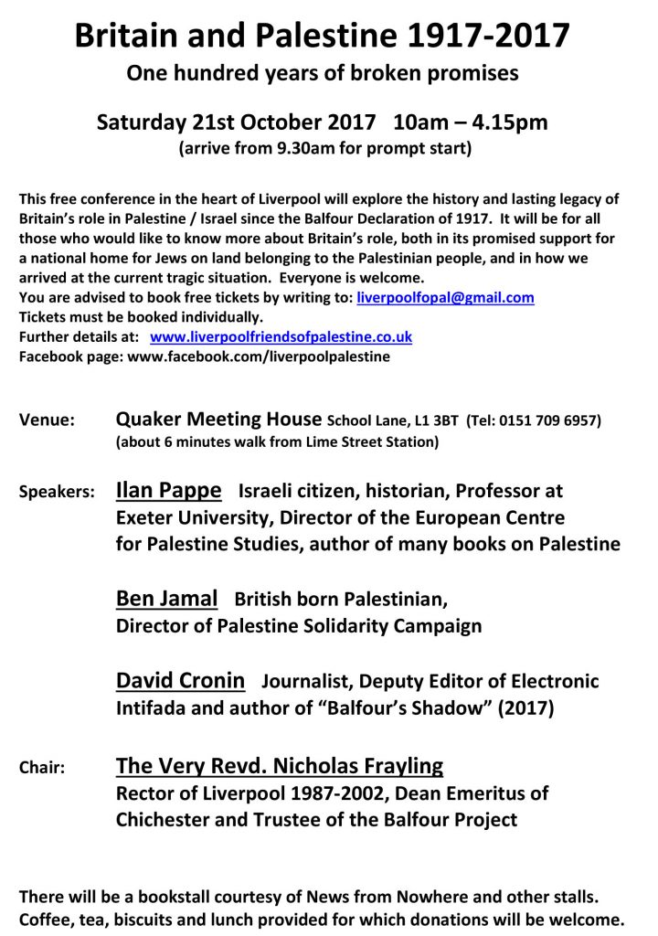 Microsoft Word - Balfour Conference publicity